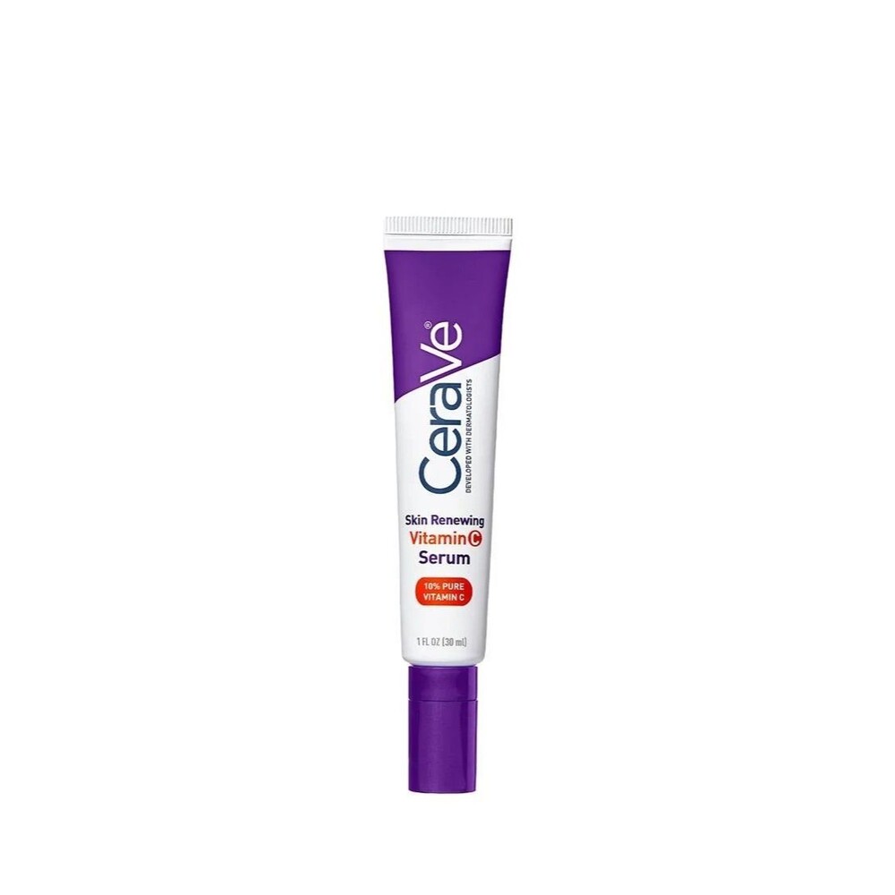CeraVe Vitamin C Serum 10% Skin Renewing Brightening Face Serum 1oz Clear